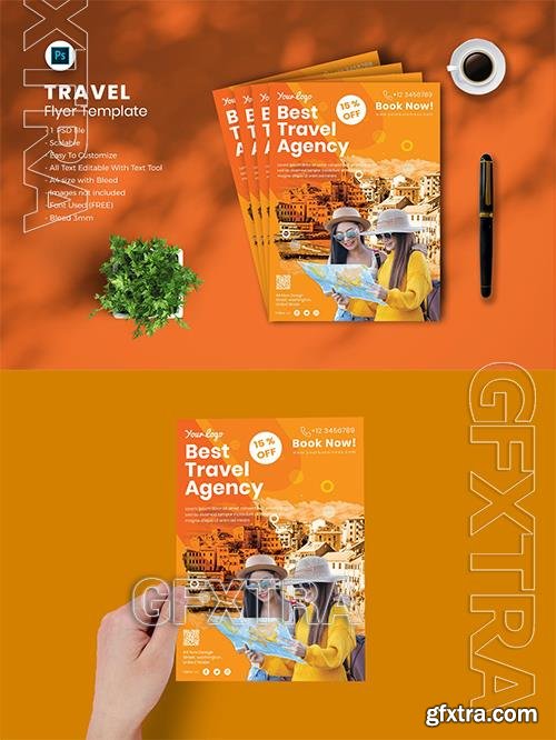 Travel flyer Template vol-04 74PUGW2 Travel flyer Template vol-04 74PUGW2