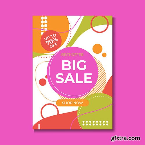 Sale banner template design 