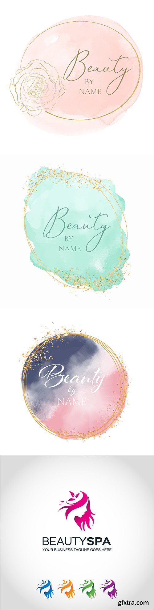 Elegant feminine themed logo design