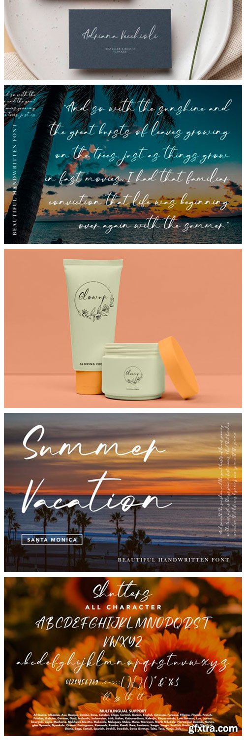 Shutters Font Shutters Font