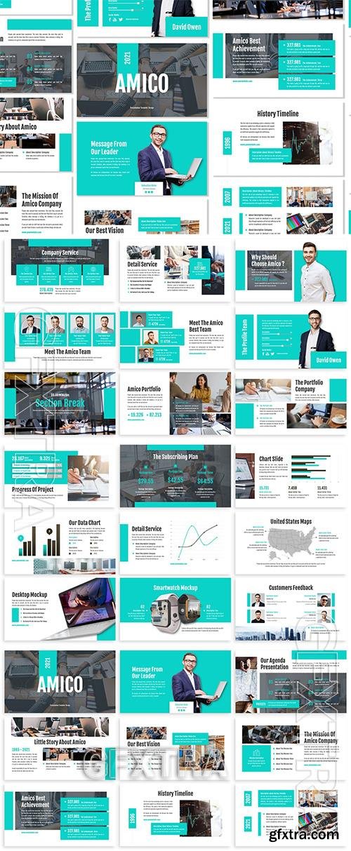 Amico - Business Template Prensentation H7APPZQ Amico - Business Template Prensentation H7APPZQ
