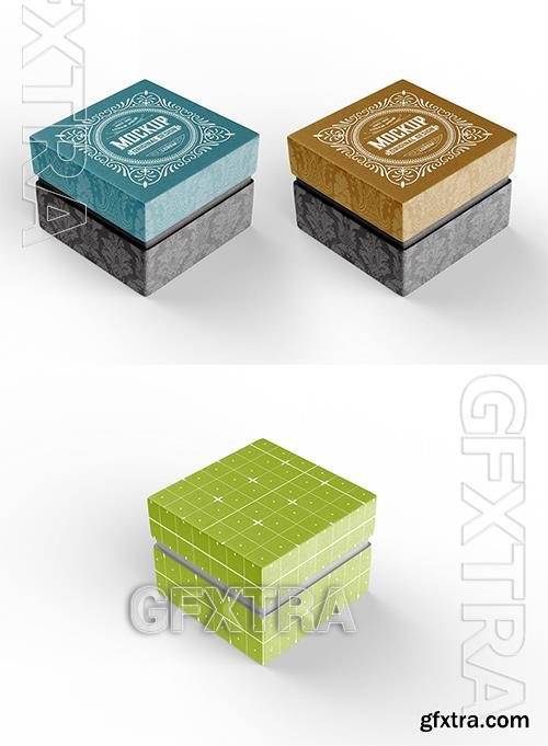 Gift Cardboard Box Mockup RDRGWTU Gift Cardboard Box Mockup RDRGWTU