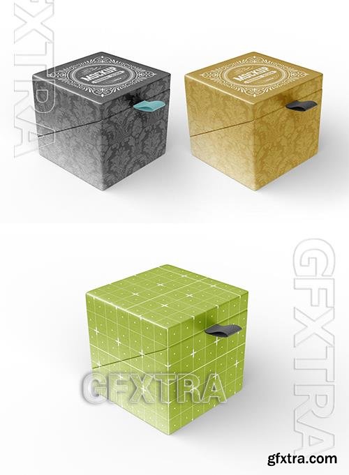 Gift Cardboard Box Mockup R66SL9V Gift Cardboard Box Mockup R66SL9V