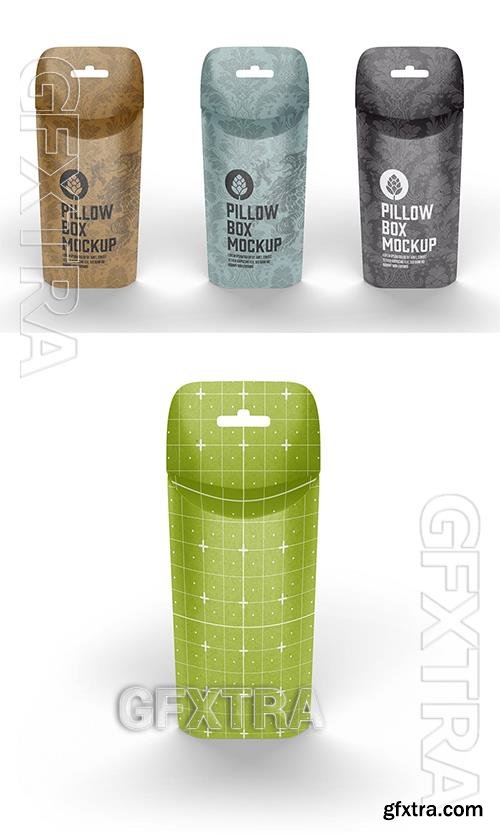 Pillow Box Mockup UAZB9DR Pillow Box Mockup UAZB9DR