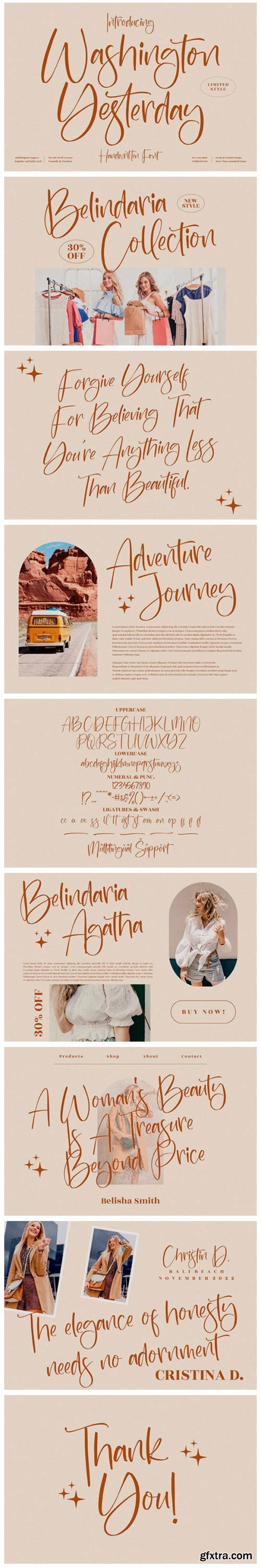 Washington Yesterday Font