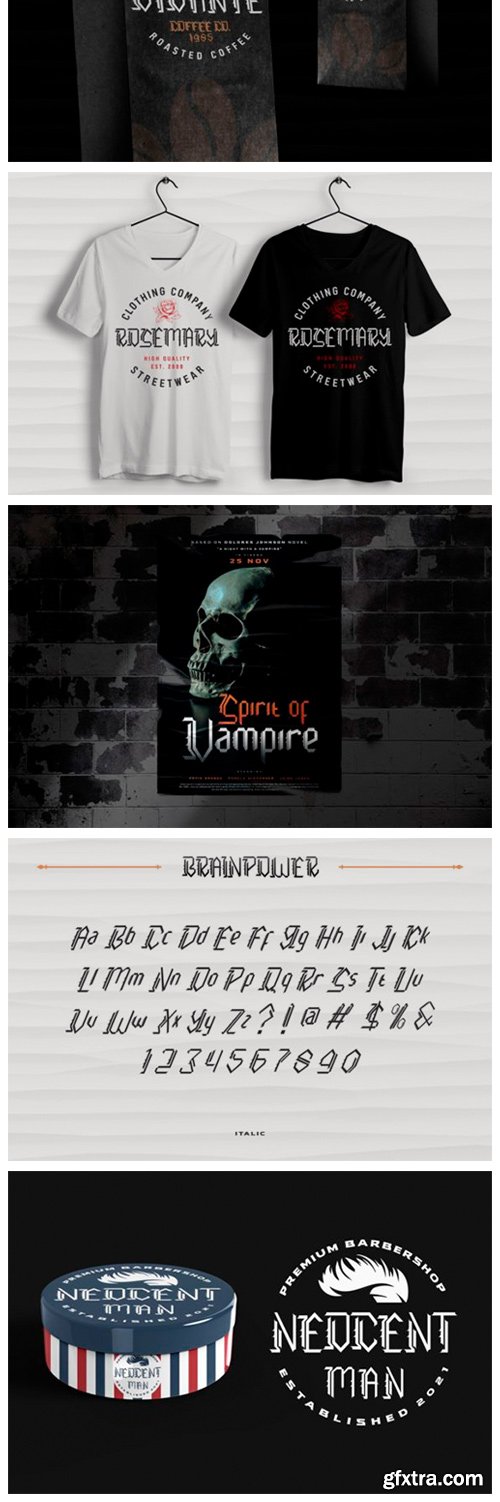 Brainpower Font Brainpower Font