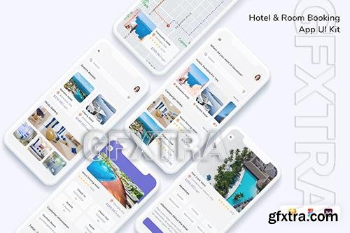Hotel & Room Booking App UI Kit C6VUH47 Hotel & Room Booking App UI Kit C6VUH47