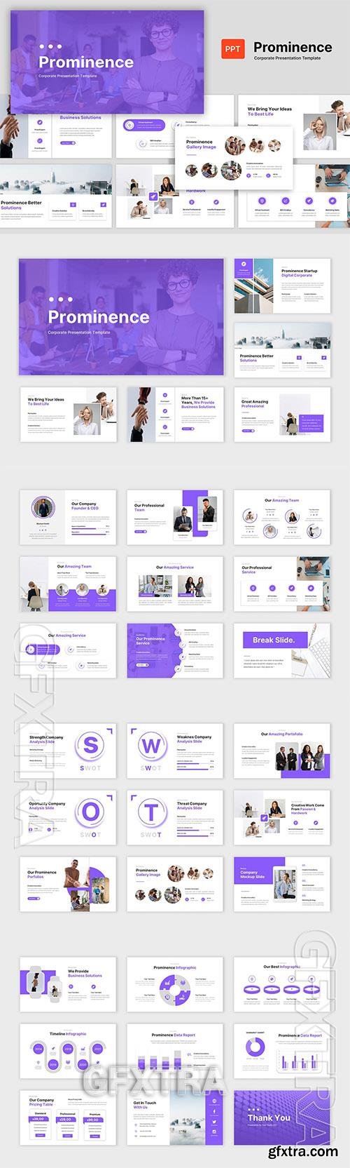 Prominence - Corporate Presentation Powerpoint, Keynote and Google Slides Prominence - Corporate Presentation Powerpoint, Keynote and Google Slides