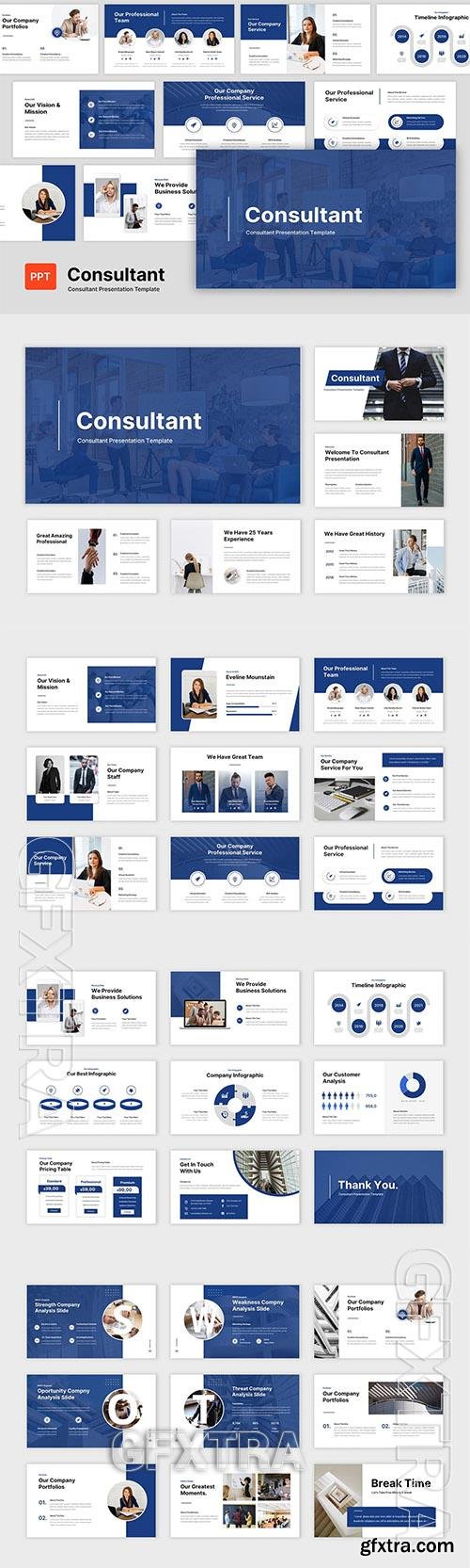 Consultant - Finance & Consulting Powerpoint, Keynote and Google Slides Consultant - Finance & Consulting Powerpoint, Keynote and Google Slides