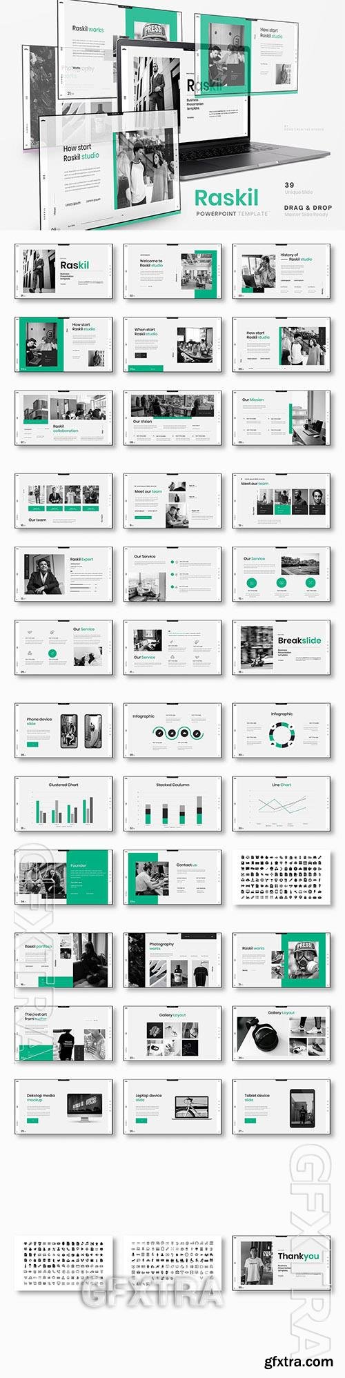 Raskil – Business Powerpoint, Keynote and Google Slides Template