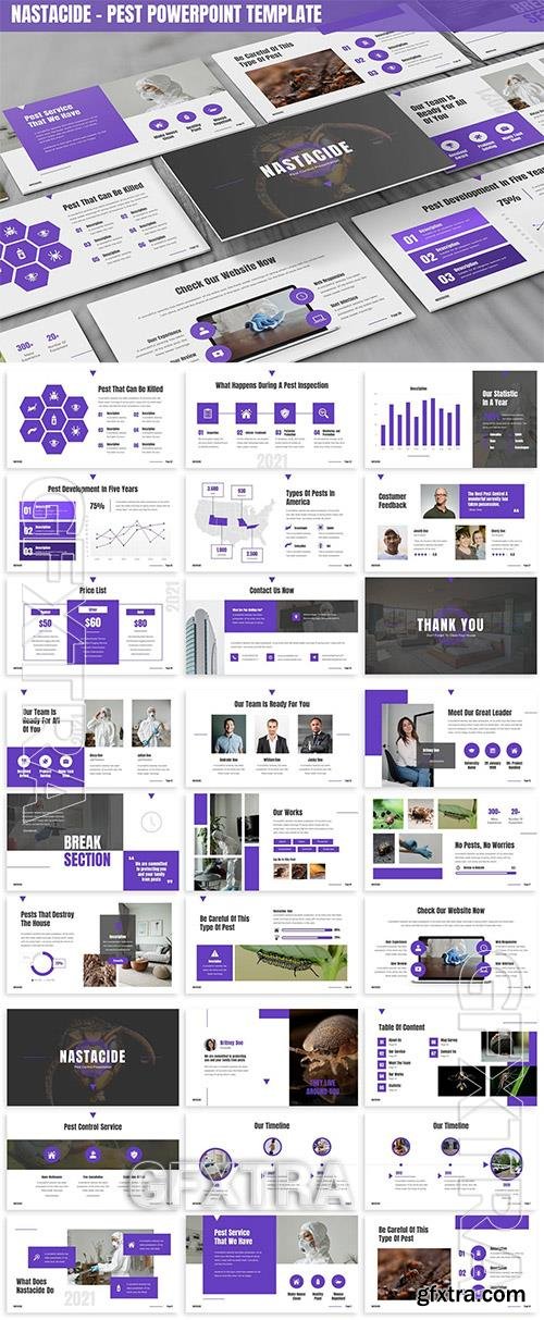 Nastacide - Pest Powerpoint Template A9X497D