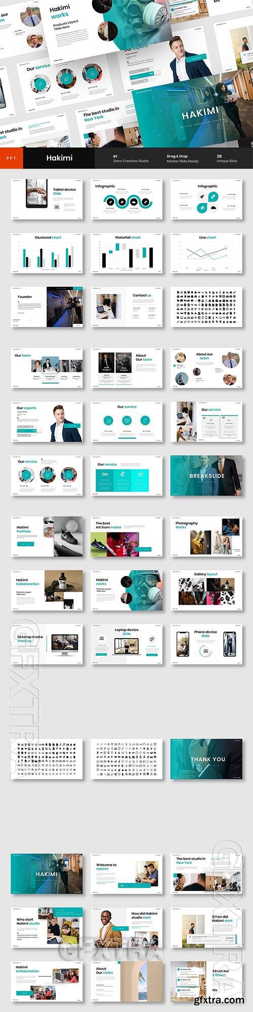 Hakimi – Business Powerpoint, Keynote and Google Slides Template