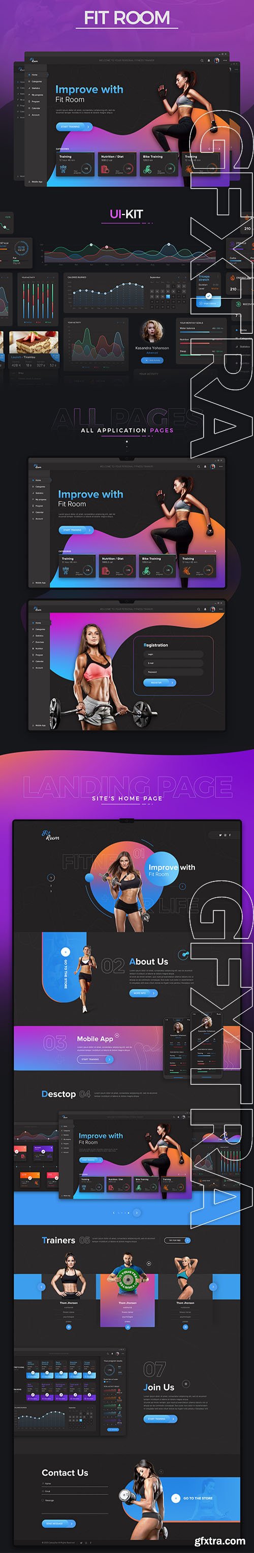 Fitroom UI kit 68462