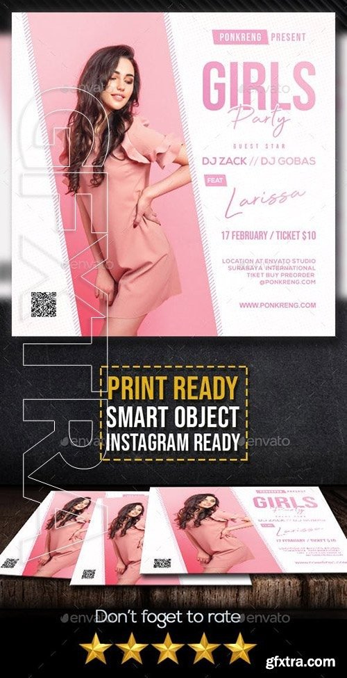 GraphicRiver - Girls Party Flyer 23248169