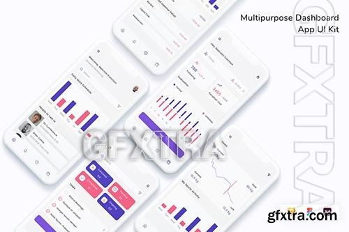 Multipurpose Dashboard App UI Kit FKASXLE