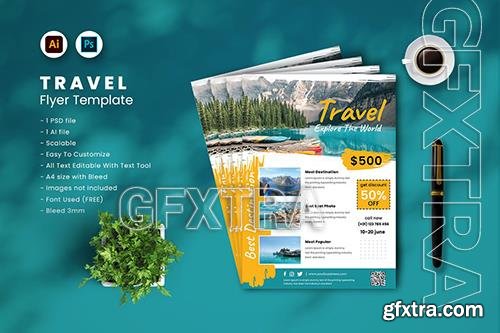 Travel flyer Template vol-18 CJYJWPU Travel flyer Template vol-18 CJYJWPU