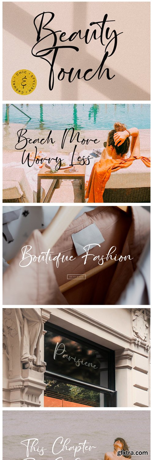 Beauty Touch Font Beauty Touch Font
