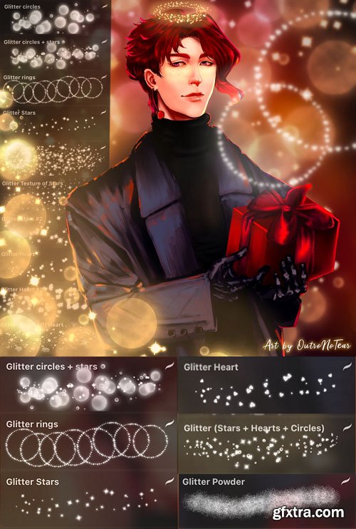 Glitter Brushes Pack for Procreate Glitter Brushes Pack for Procreate