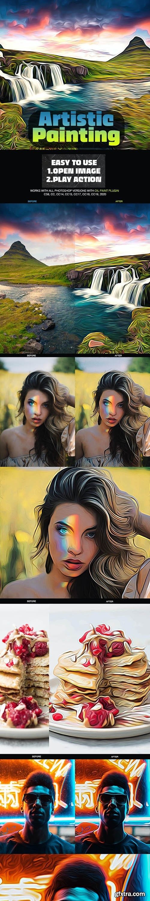 GraphicRiver - Artistic Painting Photoshop Action 26590064