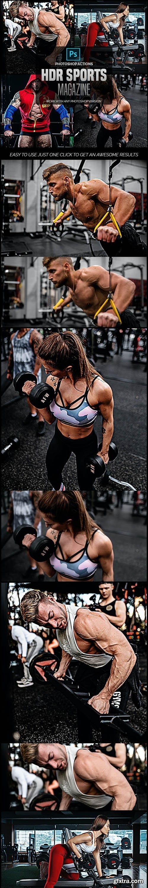 GraphicRiver - HDR Sports Magazine - Photoshop Actions 26577349