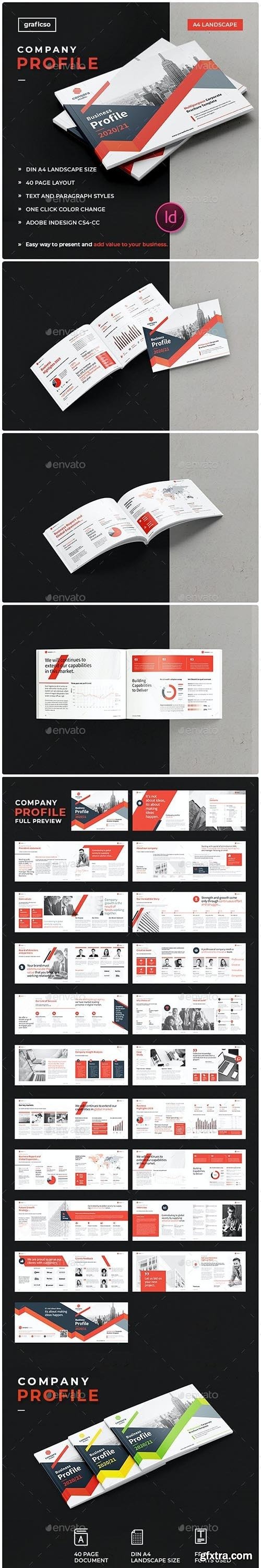 GraphicRiver - Company Profile Landscape A4 27563542