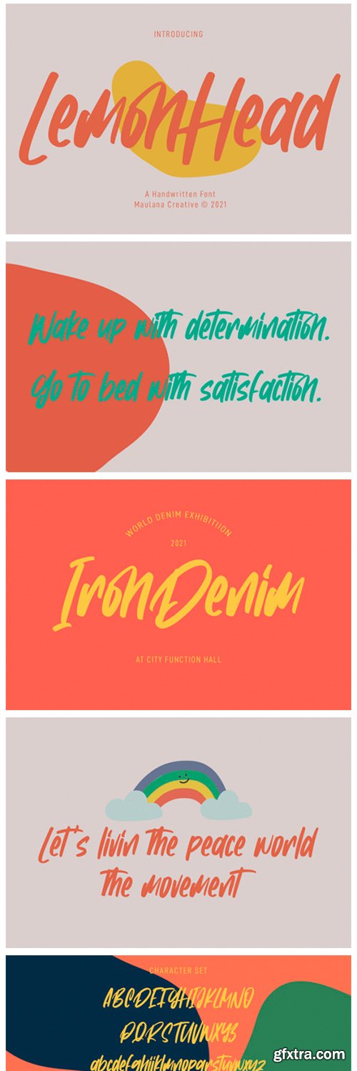 Lemonhead Font Lemonhead Font