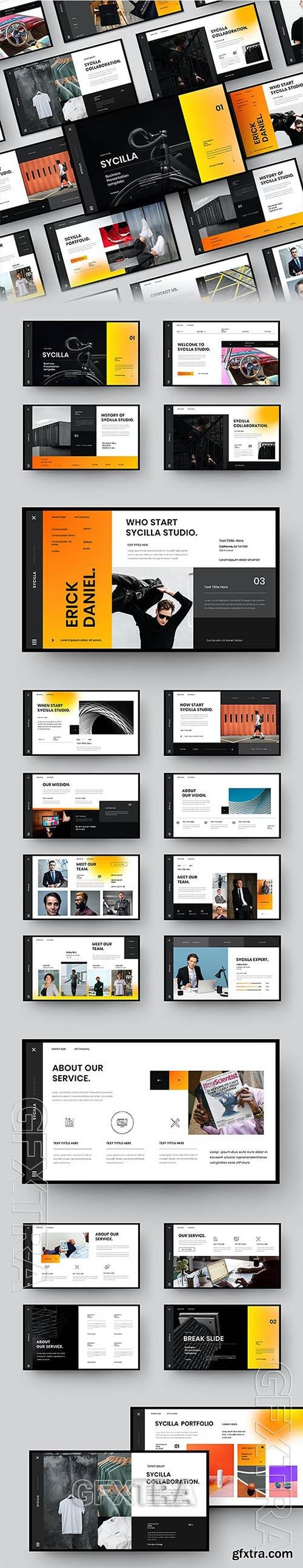 Sycilla - Business Powerpoint, Keynote and Google Slides