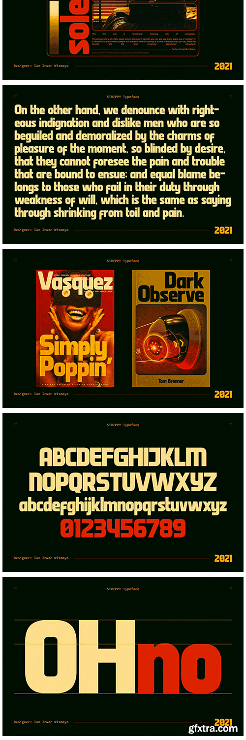 CM - Strippy - Bold Futuristic Fonts 6406190 CM - Strippy - Bold Futuristic Fonts 6406190