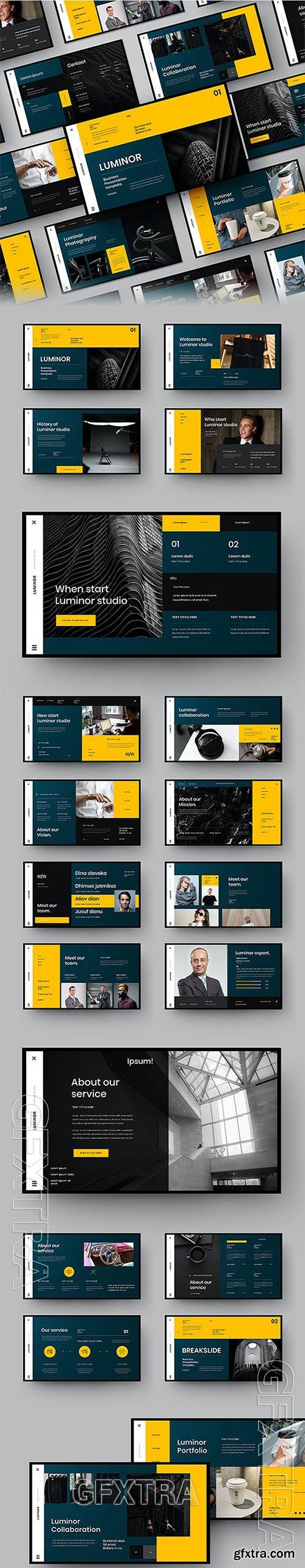 Luminor – Business Powerpoint, Keynote and Google Slides  Template