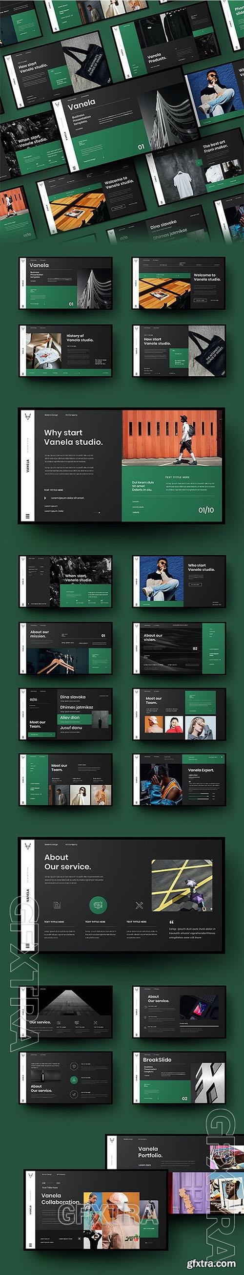 Vanela – Business Powerpoint, Keynote and Google Slides  Template