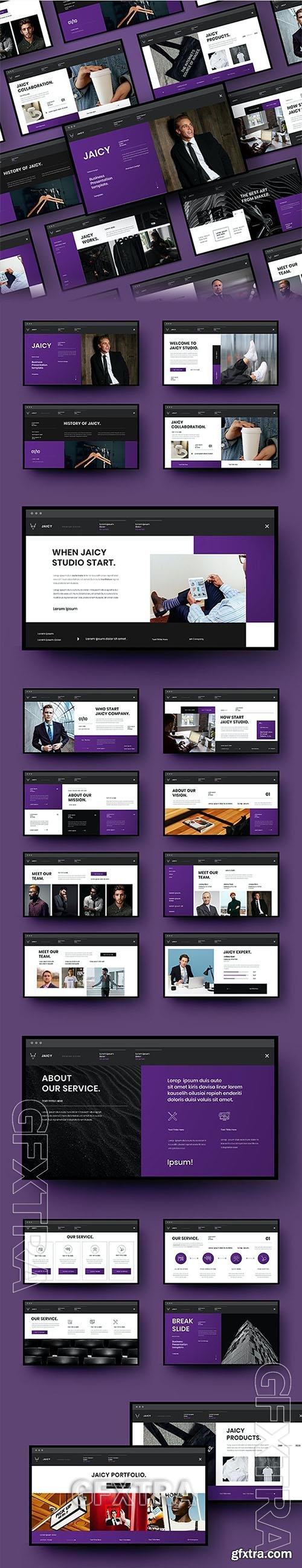 Jaicy – Business Powerpoint, Keynote and Google Slides  Template