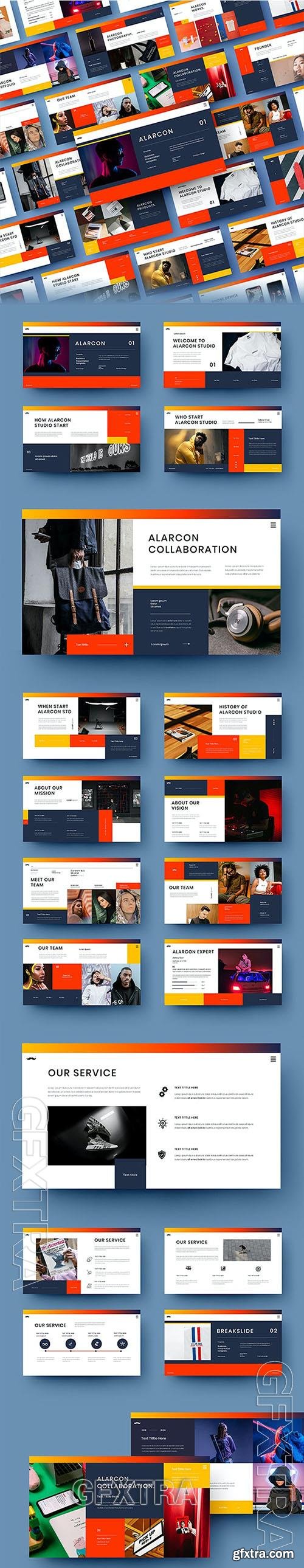 Alarcon – Business Powerpoint, Keynote and Google Slides Template Alarcon – Business Powerpoint, Keynote and Google Slides Template