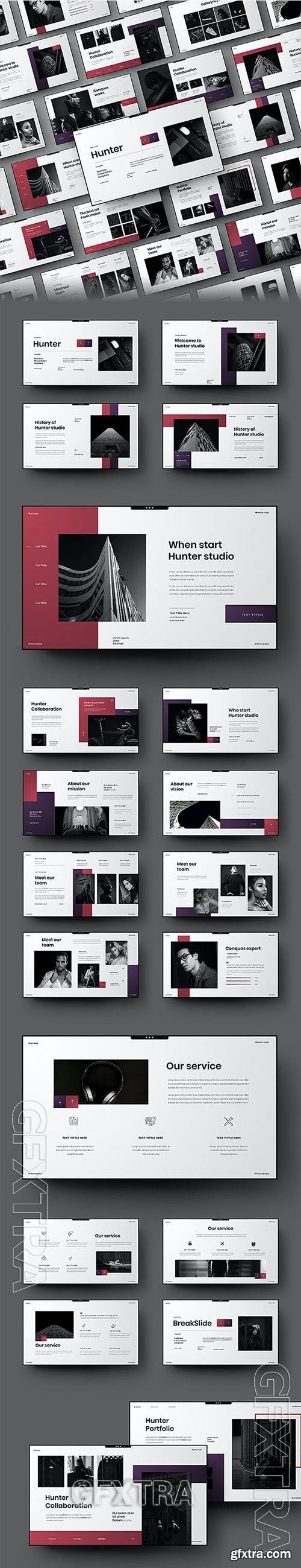 Hunter – Business Powerpoint, Keynote and Google Slides Template Hunter – Business Powerpoint, Keynote and Google Slides Template