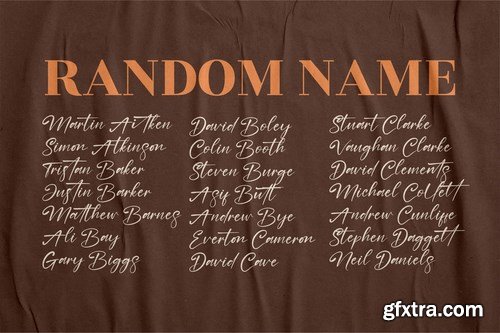 Nestone Signature Font