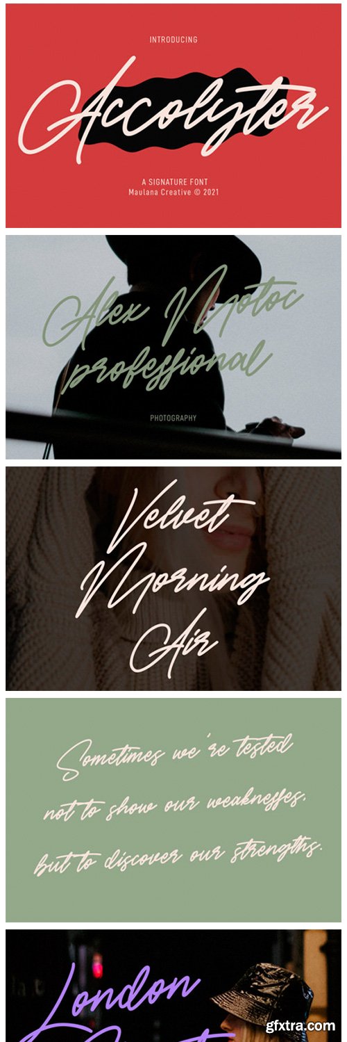 Accolyter Font Accolyter Font