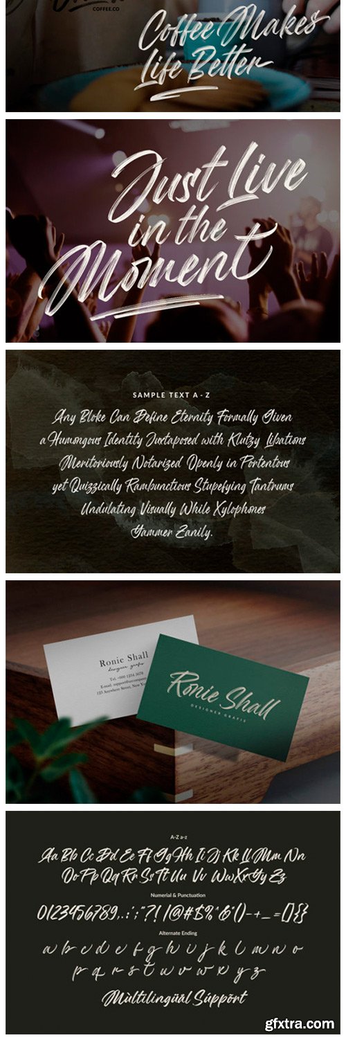 Monday Handbrush Font Monday Handbrush Font