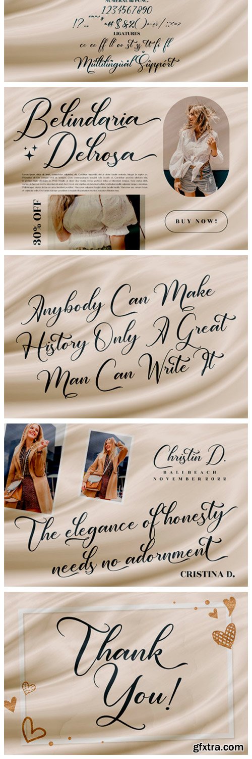 Melintyca Font Melintyca Font