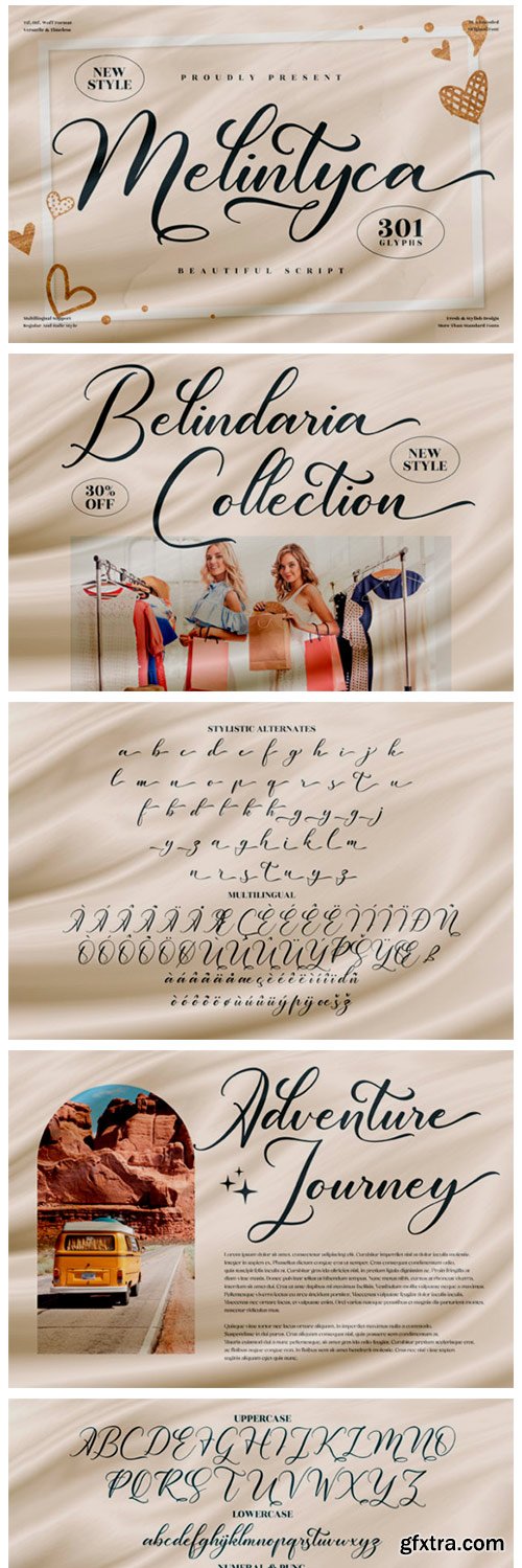 Melintyca Font Melintyca Font