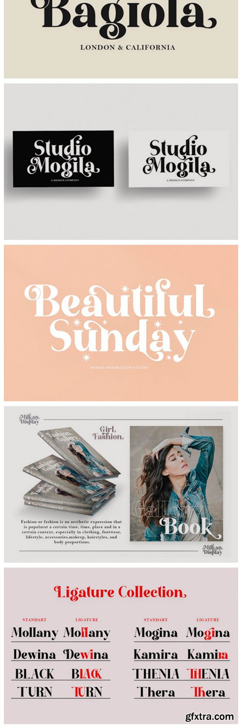 Milkan Display Font Milkan Display Font