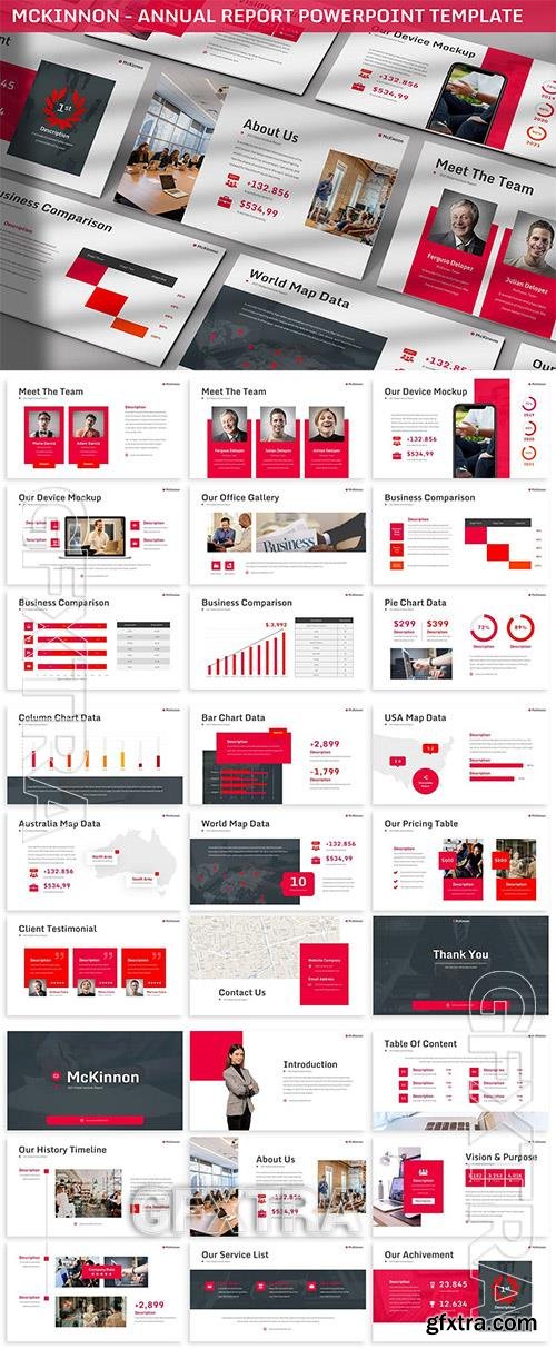 McKinnon - Annual Report Powerpoint Template QFFVTBN McKinnon - Annual Report Powerpoint Template QFFVTBN