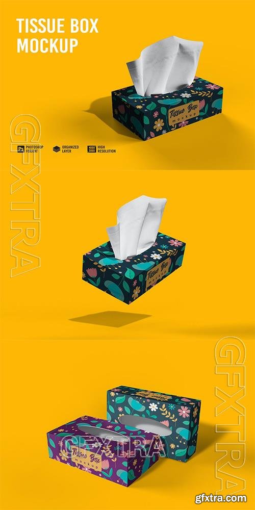 Tissue Box Mockup JVNFPM8 Tissue Box Mockup JVNFPM8