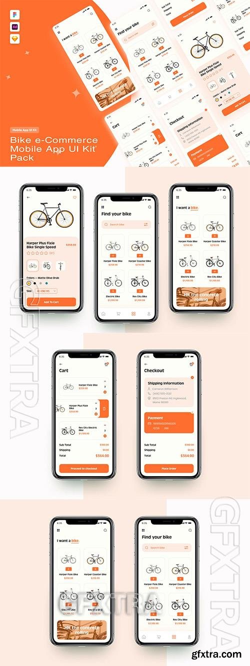 Bike e-Commerce App UI Kit HNVFCFY Bike e-Commerce App UI Kit HNVFCFY