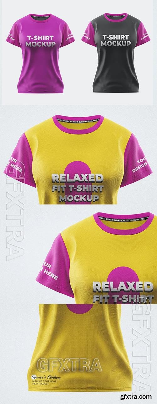 Women Sport T-Shirt Mockup Template MKF7TJH Women Sport T-Shirt Mockup Template MKF7TJH