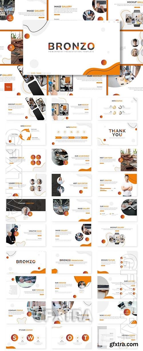 Bronzo - Business Powerpoint Template 6PBMECA Bronzo - Business Powerpoint Template 6PBMECA