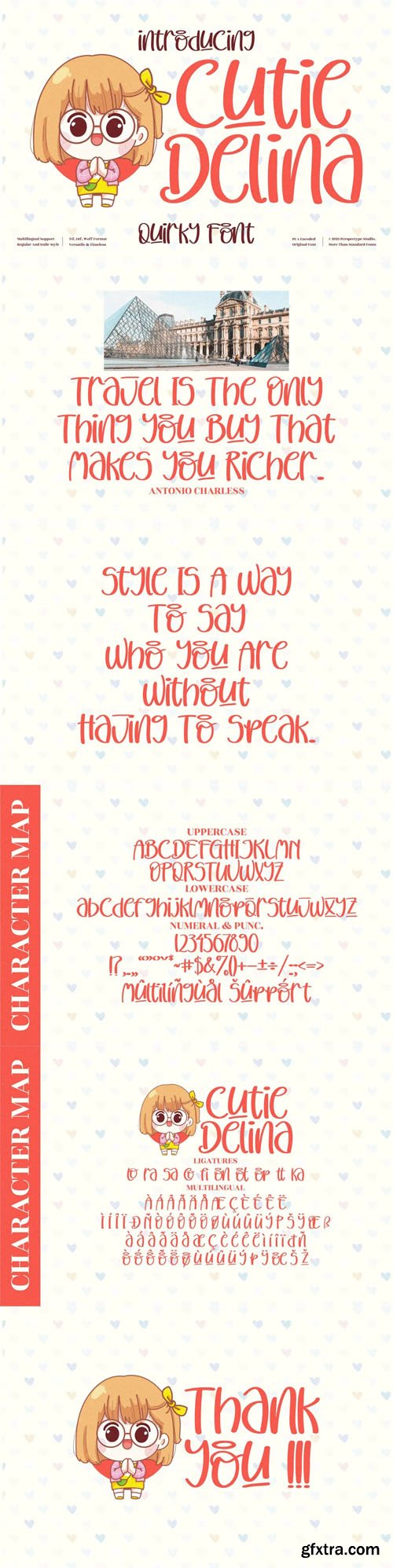 Cutie Delina - Quirky Handwritten Font Cutie Delina - Quirky Handwritten Font