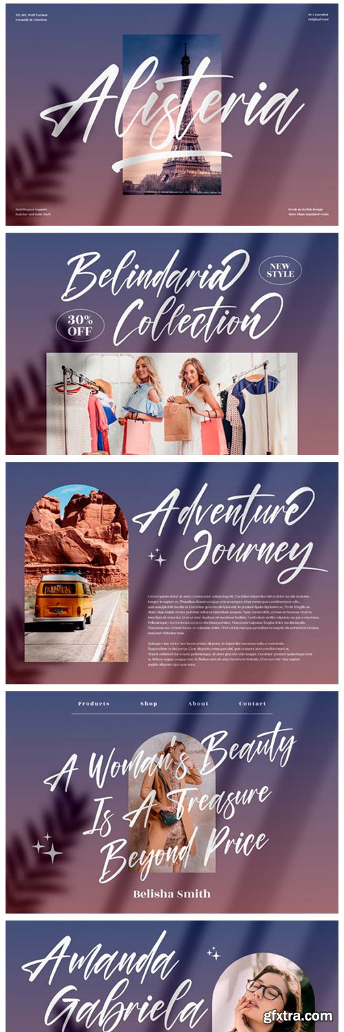 Alisteria Font Alisteria Font