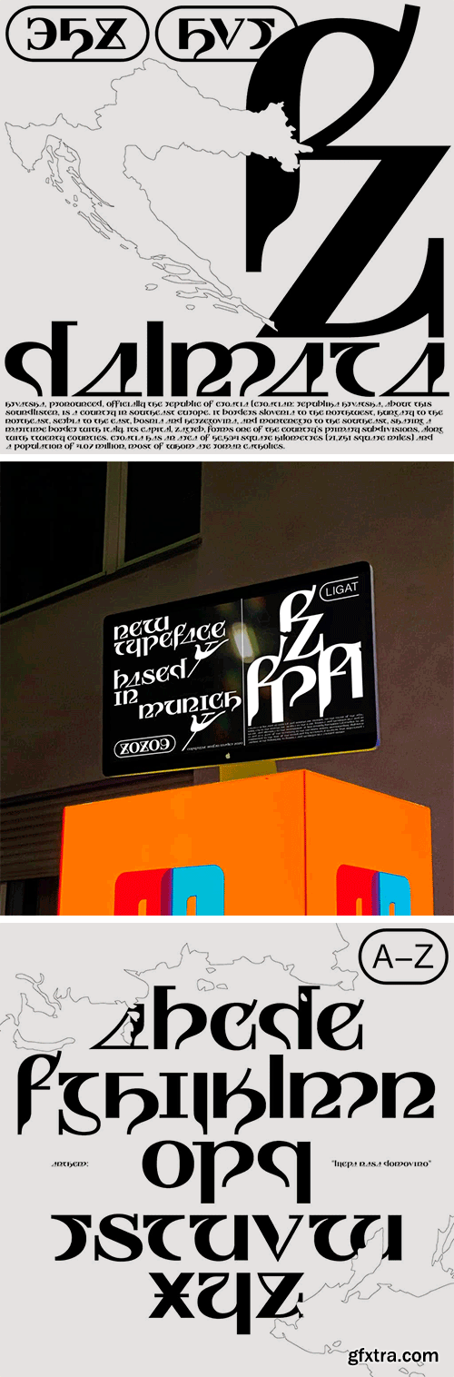 Dalmata Font Dalmata Font