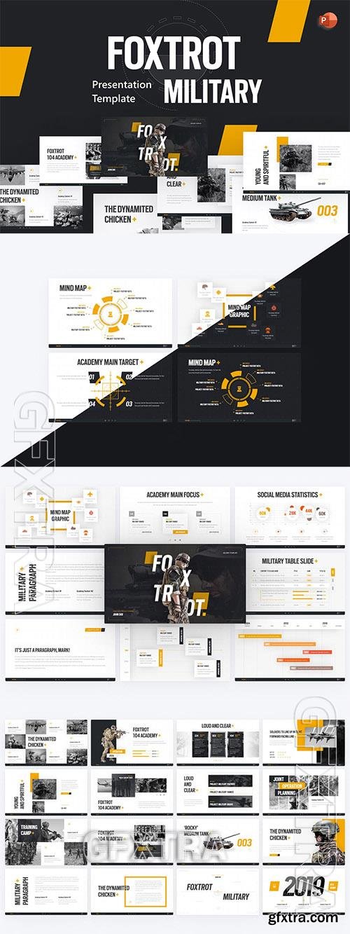 Foxtrot Military PowerPoint Template G5S4K3X Foxtrot Military PowerPoint Template G5S4K3X