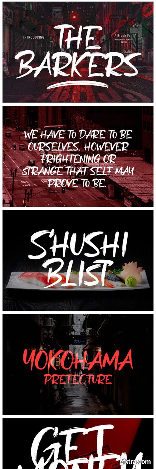 The Barkers Font The Barkers Font