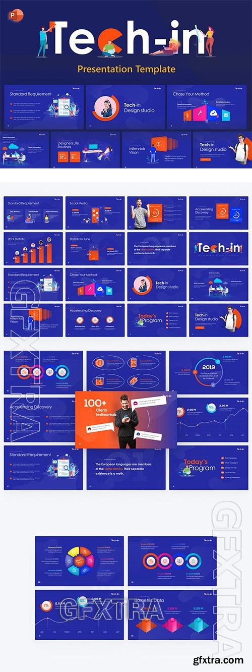 Tech in Tech PowerPoint Template C6AAWKZ Tech in Tech PowerPoint Template C6AAWKZ